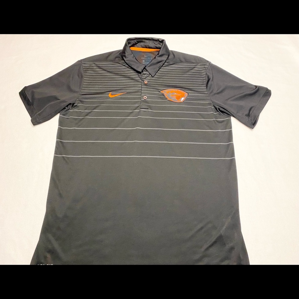 Nike Dri Fit Oregon State Beavers Golf Polo Shirt Mens Size L